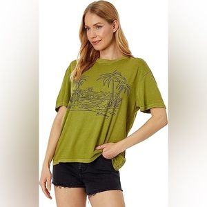 Billabong City Of Palms Graphic Tee - green medium